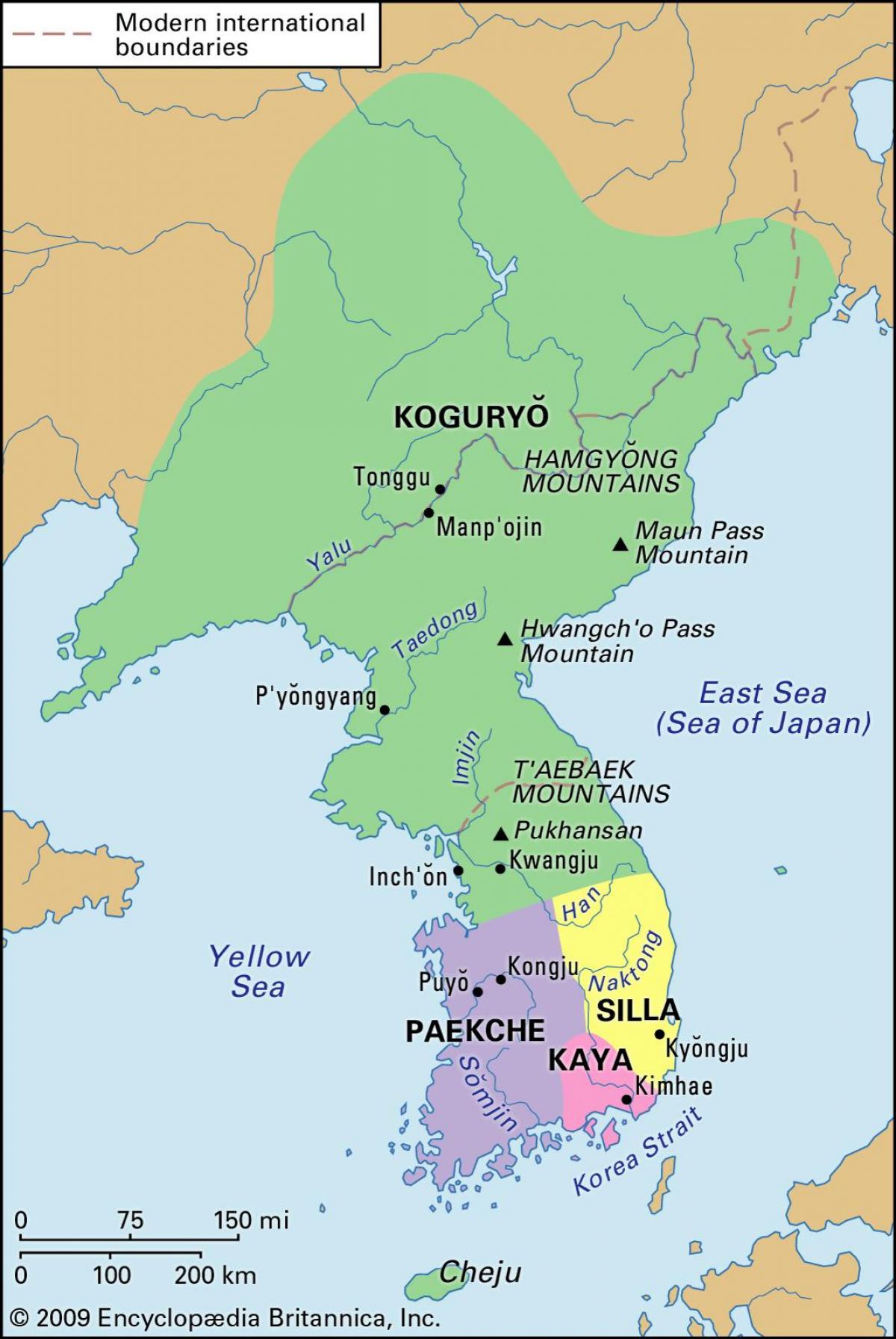 韩国历史地图